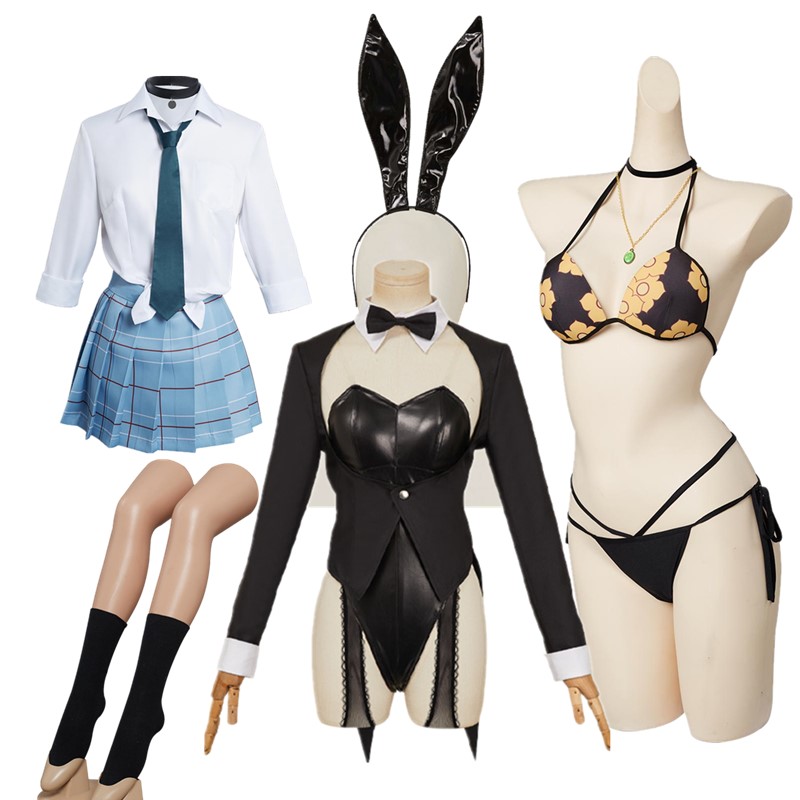 Cosplay Anime Bunny Girl - Kitagawa Marin Cosplay Bikini Strój Kąpielowy