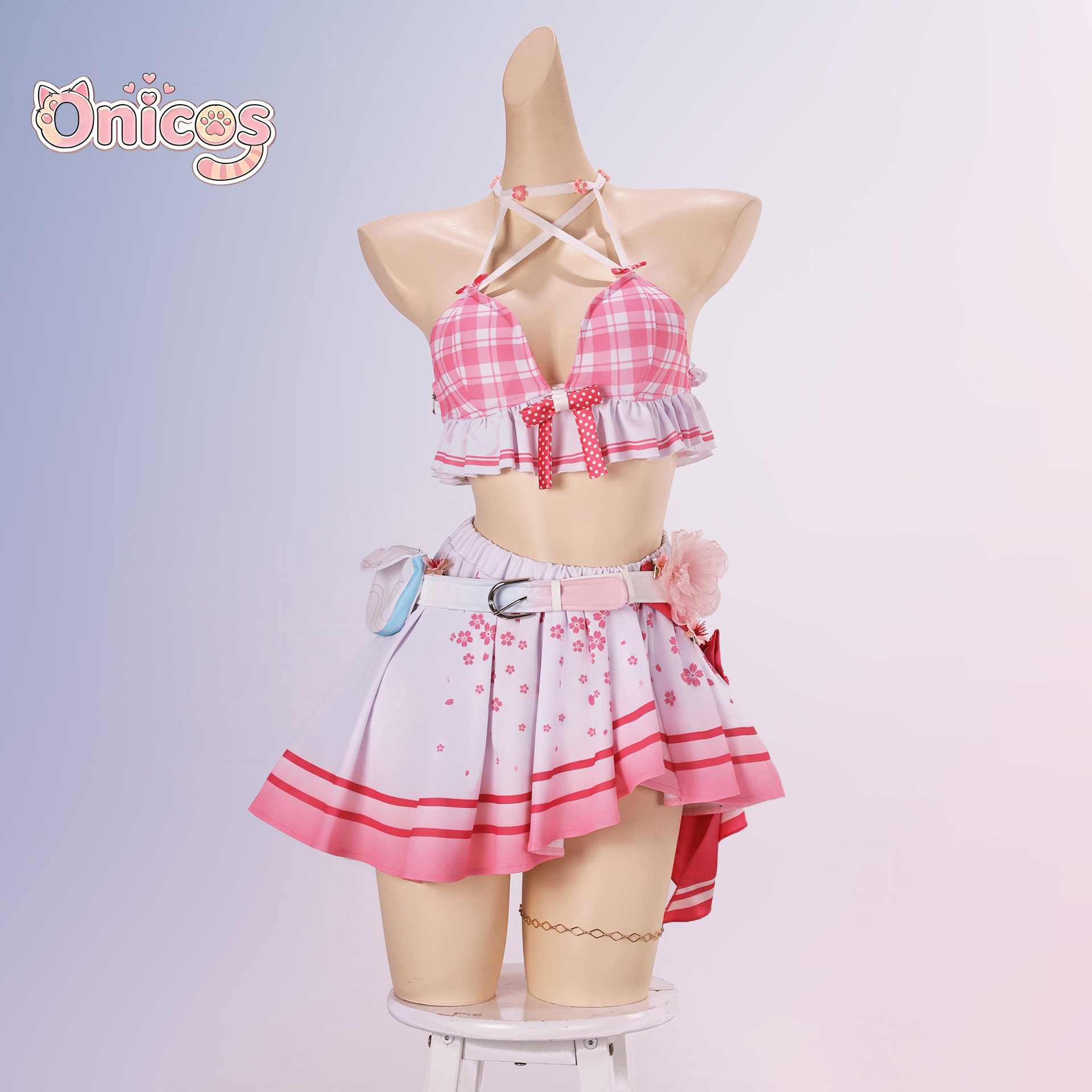 Cosplay Anime Shoes - Wuthering Waves Chisa · Peach Ice