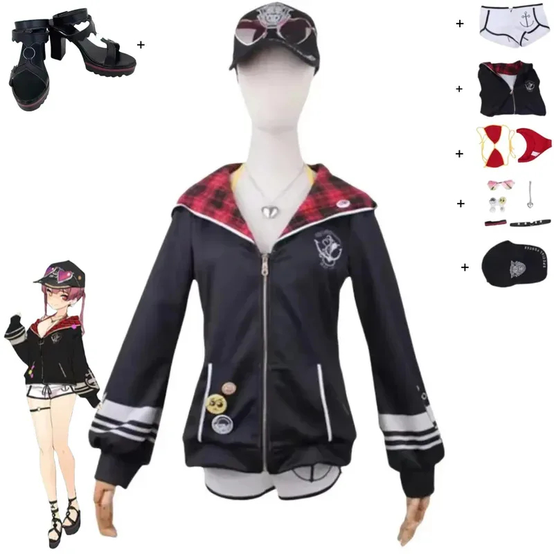 Anime Cosplay Youtuber - Anime Youtube Hololive Houshou Marine Strój