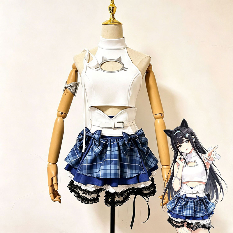 Anime Cosplay Show - Anime T.T. Kostium Cosplay Nikke Mint