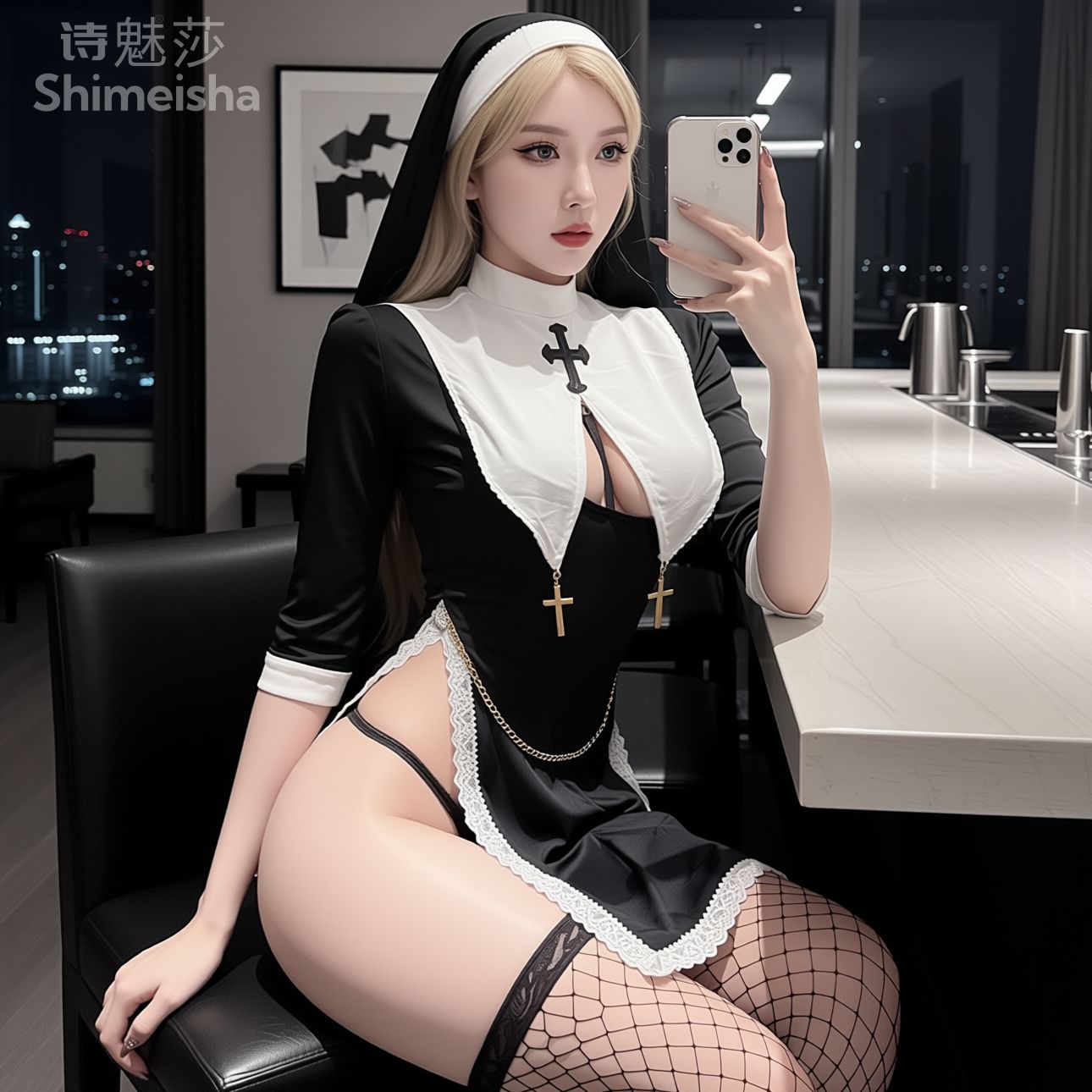 Nowy Projekt Damski Seksowny S – Anime Cosplay Nun recenzja i cena