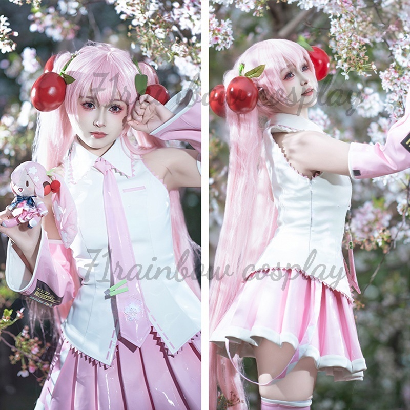 Stroje Cosplay Sakura Mikuu, M – Anime Cosplay Easy recenzja i cena