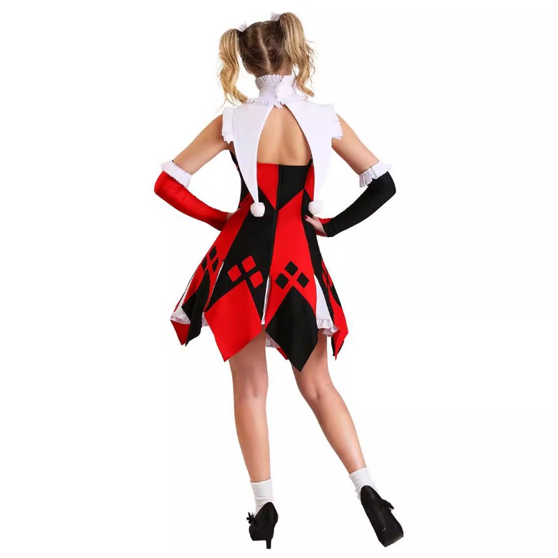 Halloween Clown Harley kostium – Anime Harley Quinn Cosplay recenzja i cena