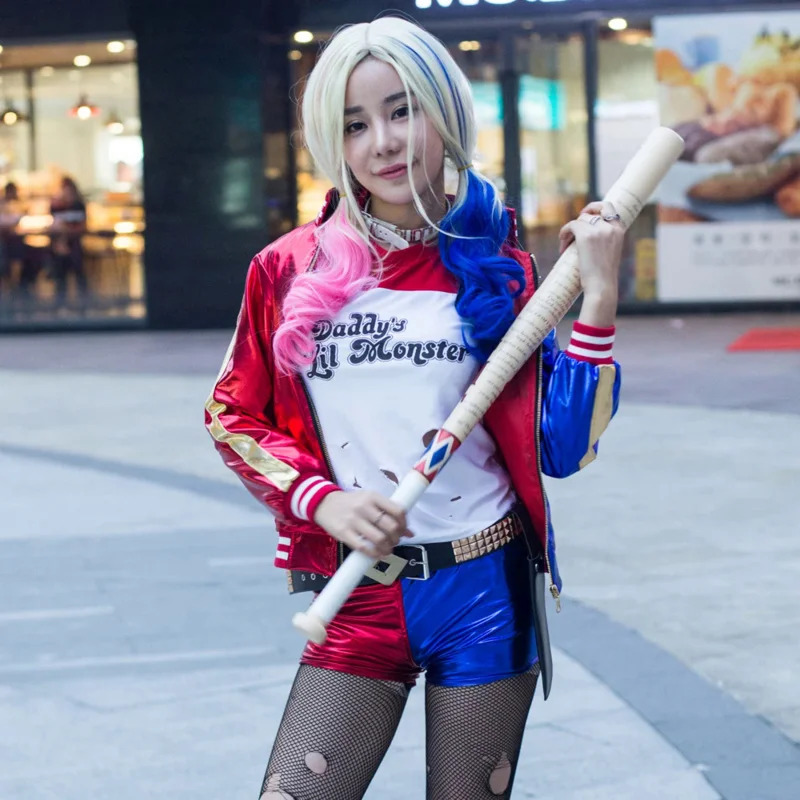 Kostium Harley Quinn Suicide S – Anime Harley Quinn Cosplay recenzja i cena