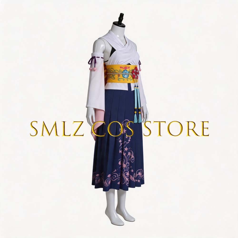 Smlz FFX Yuna Cosplay Anime FF – Anime Cosplay Outfits For Women recenzja i cena
