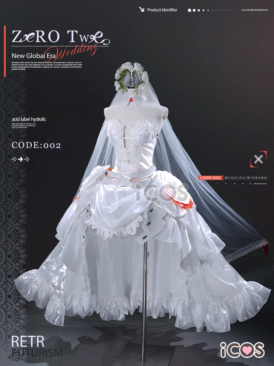Kostium Cosplay DARLING in The – Anime Cosplay Zero Two recenzja i cena