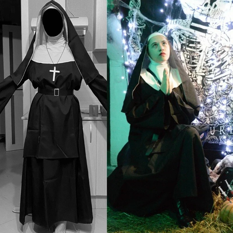Filmy Horror Kostium Zakonnicy – Anime Cosplay Nun recenzja i cena